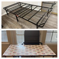 MOVE OUT SALE!!! Ikea Chair + Study Desk + Bed Frame = $79