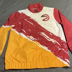 Men’s MITCHELL & NESS Atlanta Hawks Jacket - Size Large