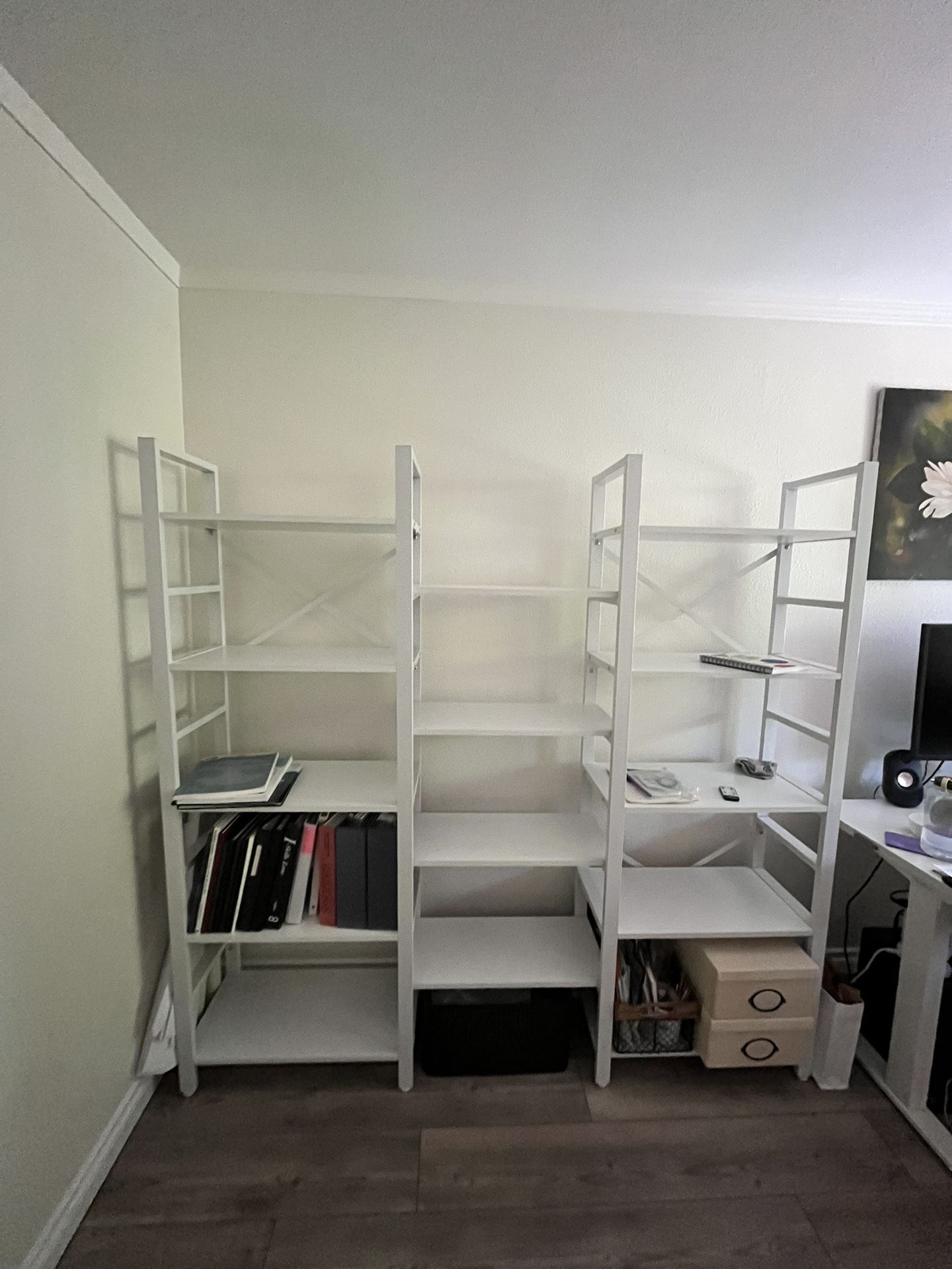 Triple Wide 5-Shelf Bookcase