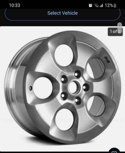 For Jeep wrangler 16-17 Alloy Factory Wheels 5 Polished & Charcoal.18×7.5