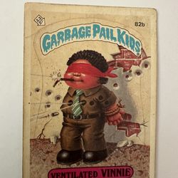 Preowned Original Authentic 1985 Garbage Pail Kids Card