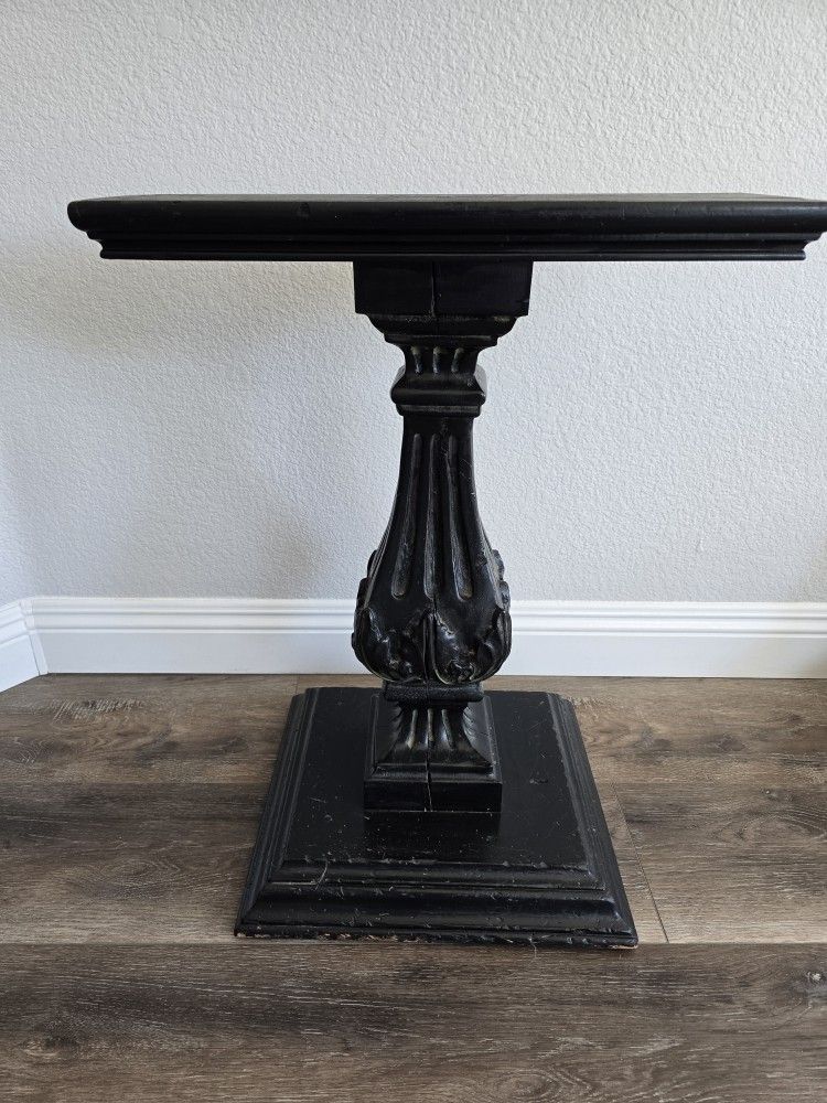 Carved Plant Stand