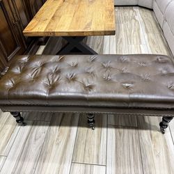 Nice leather ottoman  or ottoman