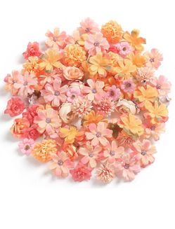 New Artificial Flower Heads Bulk Mix