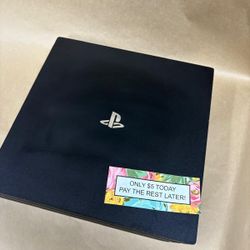 Playstation 4 Pro Gaming Console - Pay $1 today and pay the rest later -