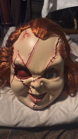 Chucky Halloween Costume Mask/Knife socks