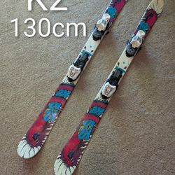 K2 130cm Junior Snow Skis