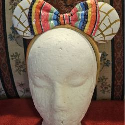 DISNEY  PARKS MICKEY  MOUSE " CONCHA"  EARS HEADBAND  ONESIZE  