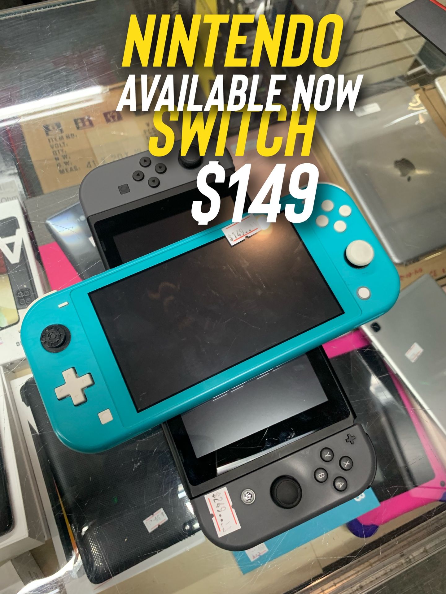 NINTENDO SWITCH AVAILABLE NOW