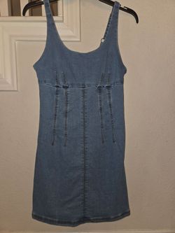 Light Wash Denim Mini Dress Size Small