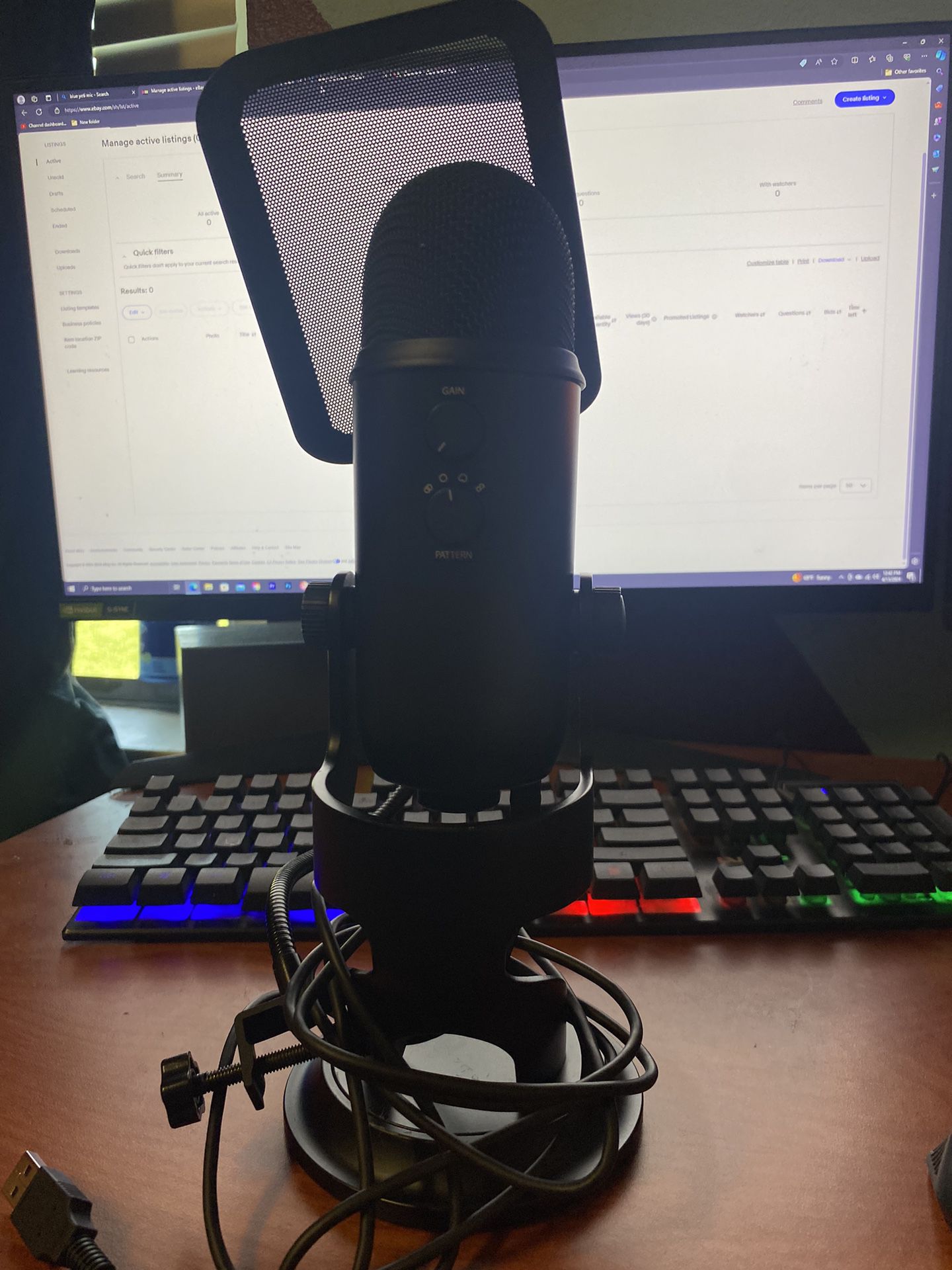 Blue Yeti Usb Microphone For Recording