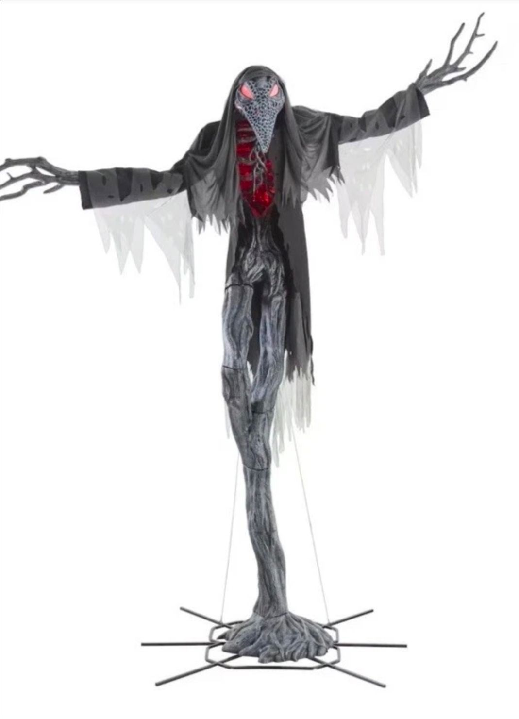 Giant 15 FT Halloween Animatronic Gally Crow / Scarecrow