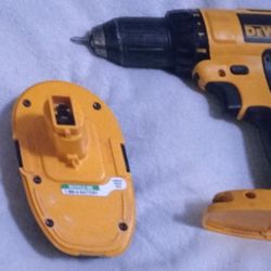 Dewalt Drill ,  Charger And Battery