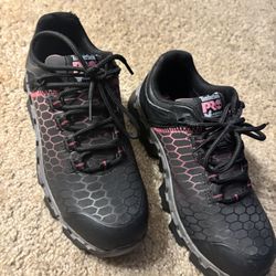 Timberland PRO Anti-Fatigue steel alloy toe women's 8.5M  work shoe