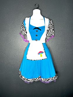 Alice in Wonderland Halloween Costume (Plus Size 1X New)