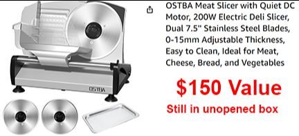 Meat slicer BRAND NEW still in original box