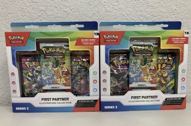 Pokémon First Partner Illustration Collection Series 3 (x2)