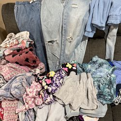 Girls clothes and shoes 10/12