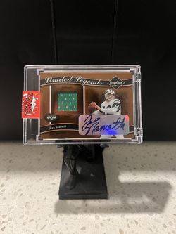 Joe Namath Auto Jersey Card