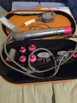 Dyson Hair dryer Multi Styler Airwrap complete HS01COMPFN Pink Silver Color 1145