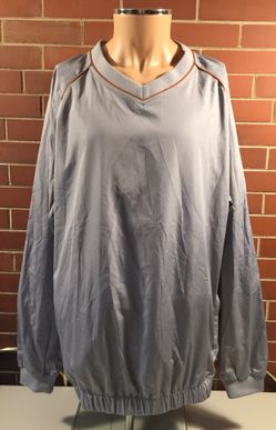 FOOTJOY Mens Grey Gray Windbreaker Pullover Golf Jacket XXL