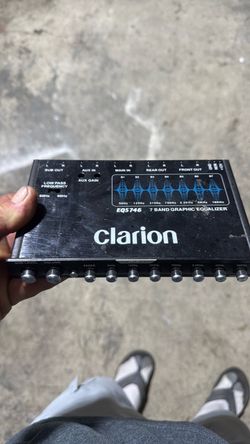 Clarion EQS746 7 Band Graphic Equalizer
