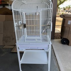 White Bird Cage