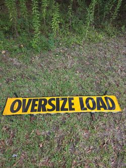 Oversize Load Sign