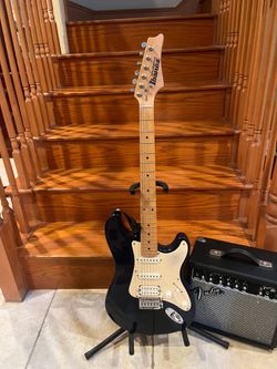 Ibanez Stagestar Vintage Guitar w/ Fender Amp