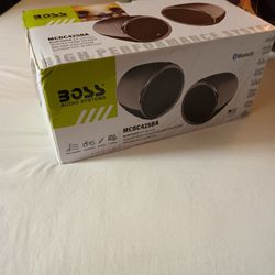 Boss Weather Proof Bluetooth Speaker And Amplifiers 3"