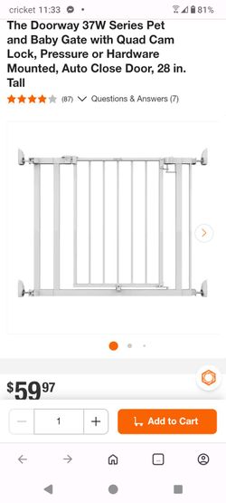 Baby Gate w/Lock