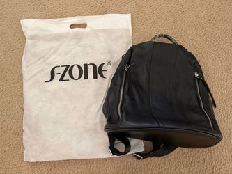 S-Zone Leather Backpack Women’s Purse New