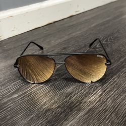 QUAY x DESI women’s aviator style sunglasses