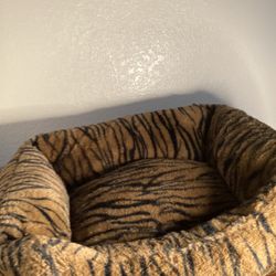 Pet Bed Tiger Print 