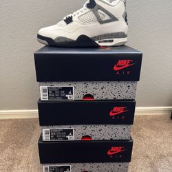 Jordan 4 Retro White Cement