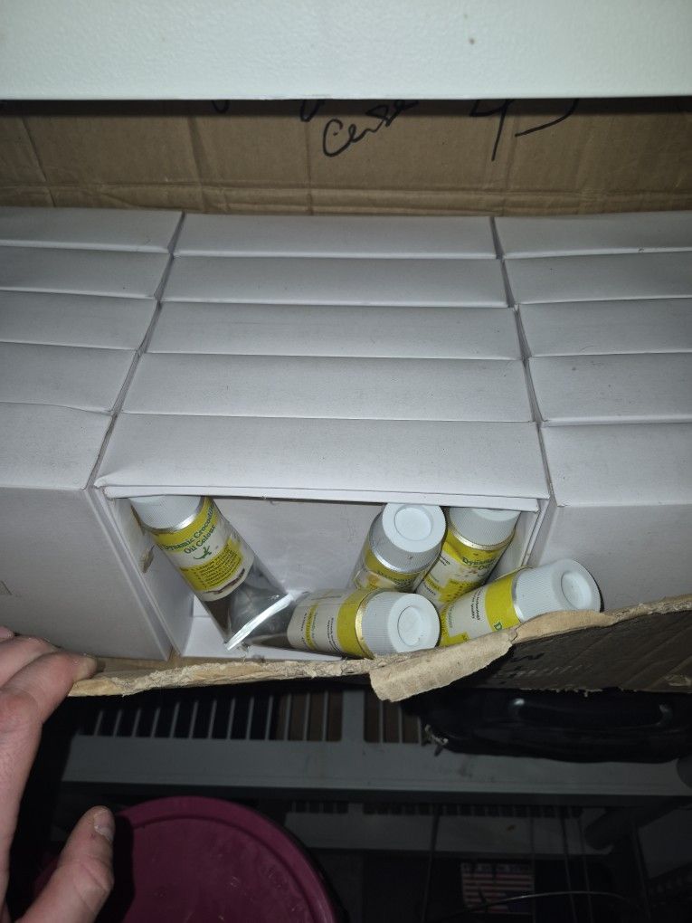 Yellow Oil Paint Cases