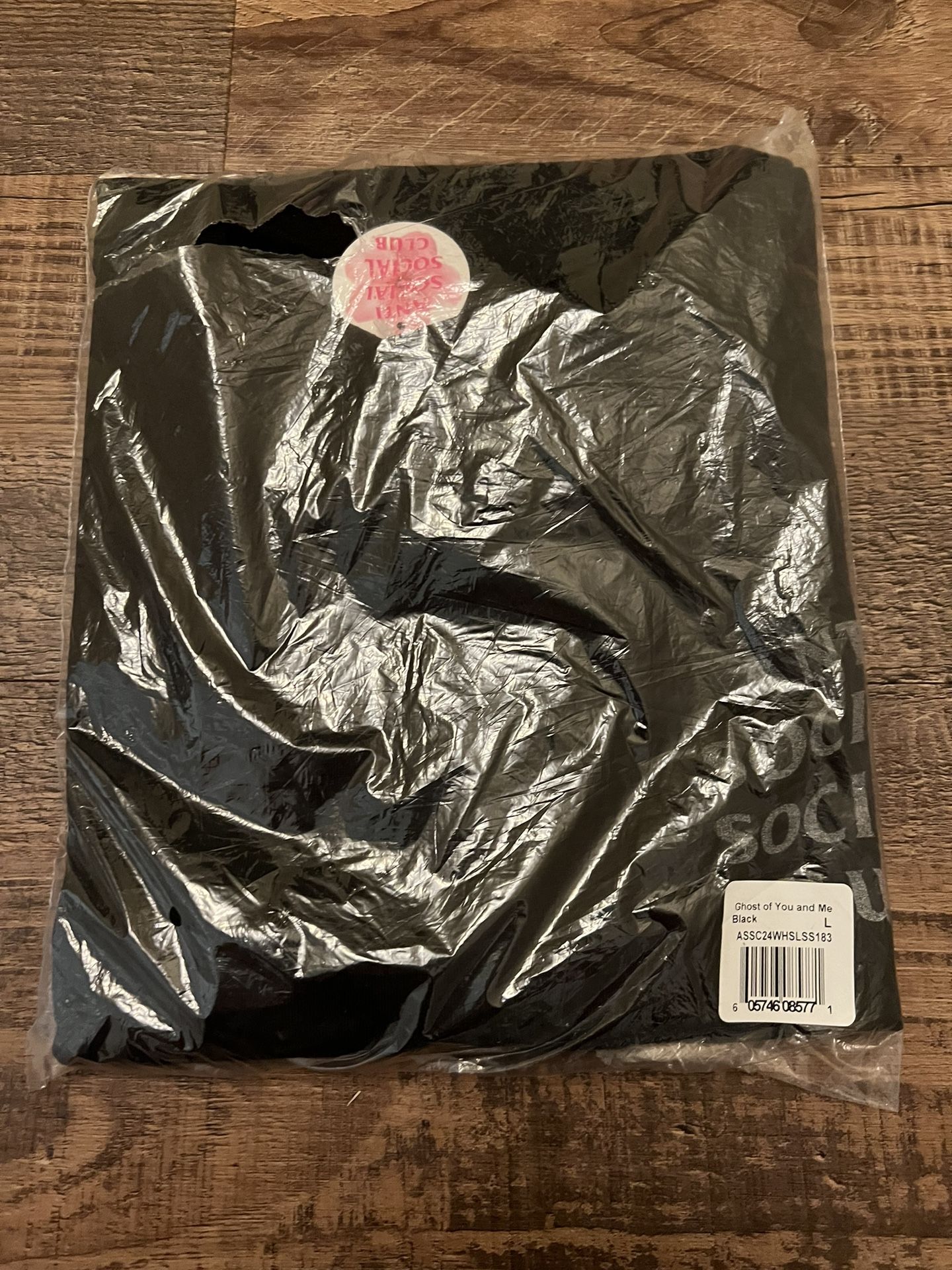 Anti Social Social Club Ghost Of You And Me 3M Tee Size Large