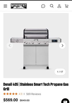 Brand New Monument Denali Series D405 Grill – Unopened Box