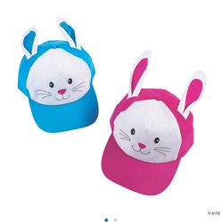 NWT Easter Bunny Baseball Caps with Ears 