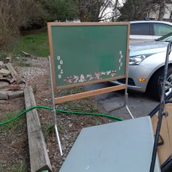 2 Sided Kids Chalk Board