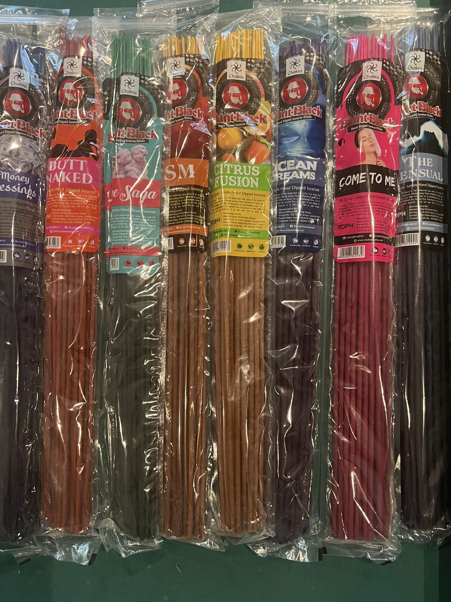 30 Pack Chakra Incense (various Scents)