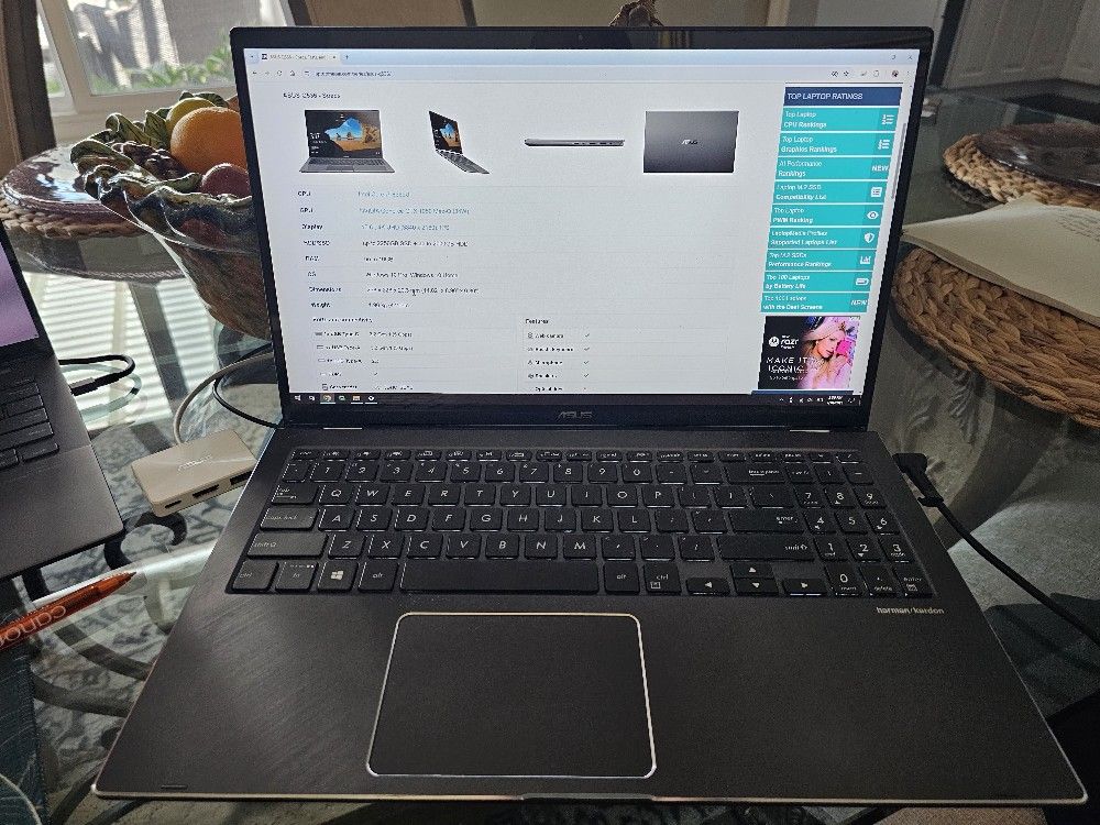 Asus Q536f 15.6 Inch 4k Resolution 16gb RAM Tb NVME SSD