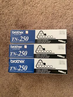 Brother TN-250 printer cartridges 3each all $15