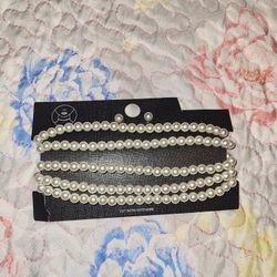New Set Choker With Earrings