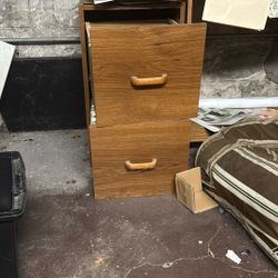 Wood Filing Cabinet