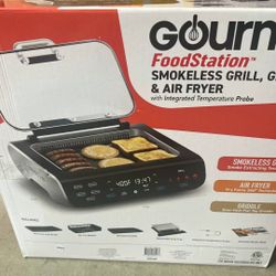 Gourmia Smokeless Indoor Grill & Air Fryer raclette grill - 6 Quart