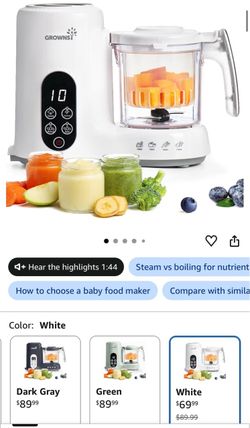 Grownsy Baby food maker