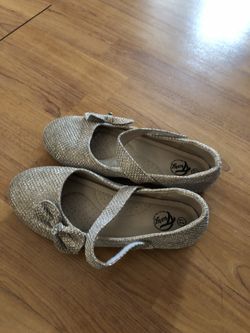 Gold Shoes Size 2