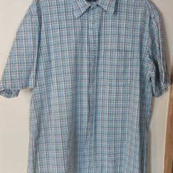 MENS LARGE  VAN HEUSEN DRESS SHIRT