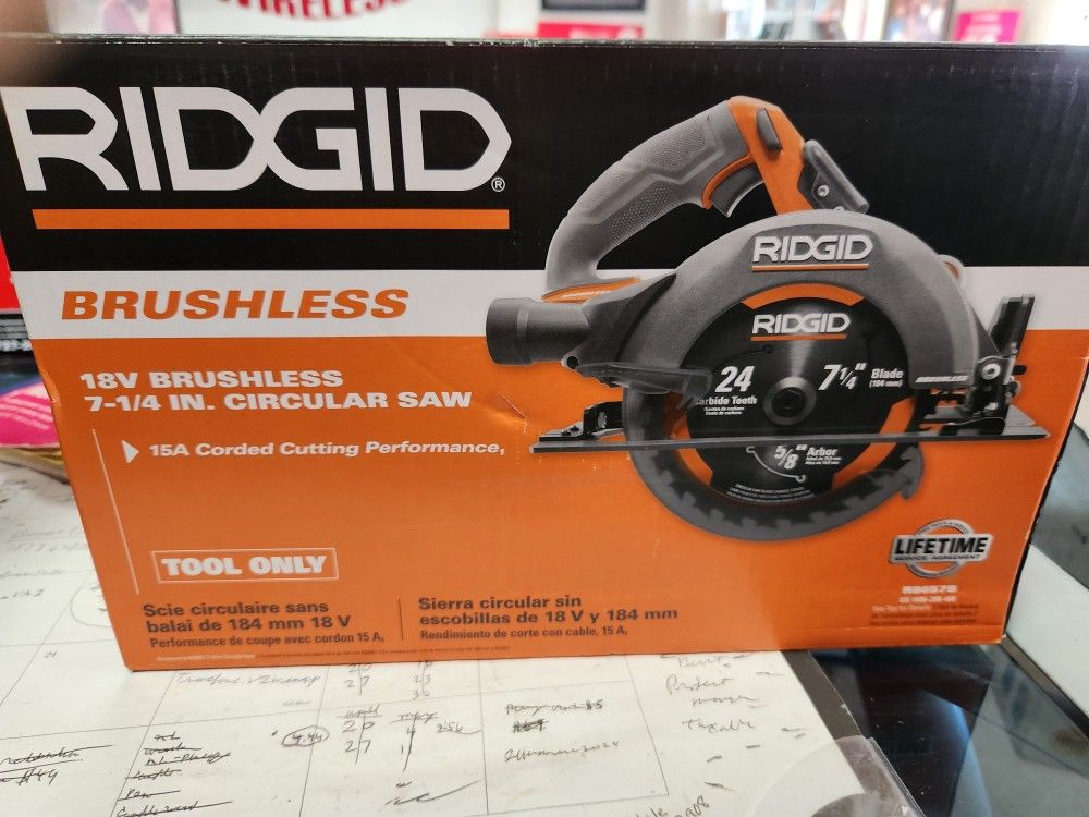 Ridgid Brushless Cordless 7 1/4" Circular Saw